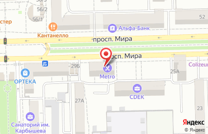 Парикмахерская Крокус в Советском районе на карте
