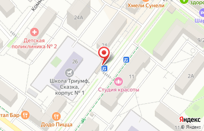Киоск фастфудной продукции, г. Химки на Московской улице на карте