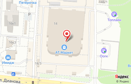 Супермаркет Наш Магазин в Кировском районе на карте