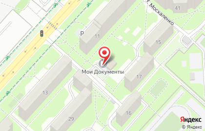 Банкомат Московский Индустриальный банк в Октябрьском округе на карте