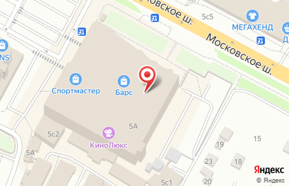Магазин париков и бижутерии Elegant на Московском шоссе на карте