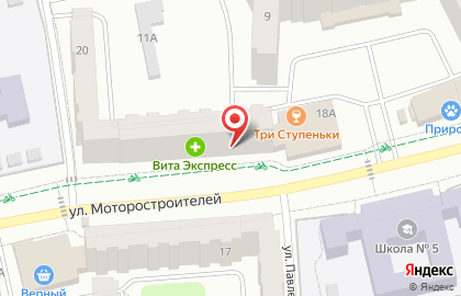Ветеринарная аптека Айболит на улице Моторостроителей на карте