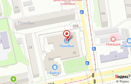 Магазин Травы Алтая в Барнауле на карте
