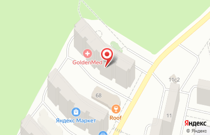 Медицинский центр GoldenMed в Павлино на карте