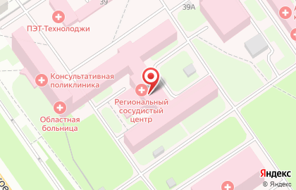 Областная клиническая больница во Владимире на карте