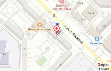 Студия красоты Тет-А_Тет в Черновском районе на карте