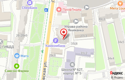 B & F на Люсиновской улице на карте