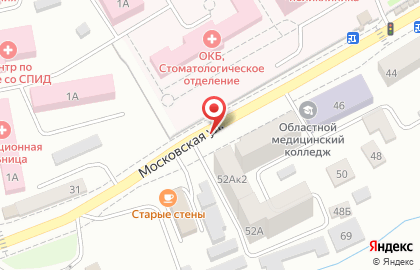 Студия ламинирования ресниц и оформления бровей на Московской улице на карте