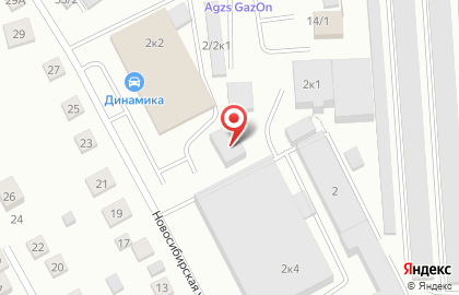 Абсолют-Медиа на Новосибирской улице на карте