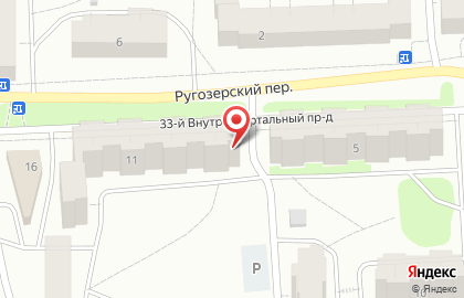 Продуктовый магазин Ветеран в Петрозаводске на карте
