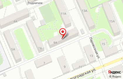 Продовольственный магазин на Волгоградской, 9а на карте
