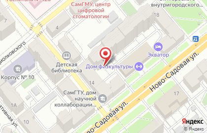 Регистраторское общество Статус на Ново-Садовой улице на карте
