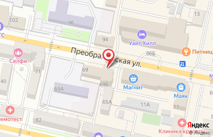Строительная компания Квартал на Преображенской улице на карте