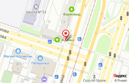 Салон красоты Княжна в Советском районе на карте
