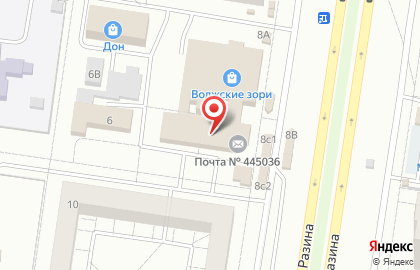 Симкор на Степана Разина на карте