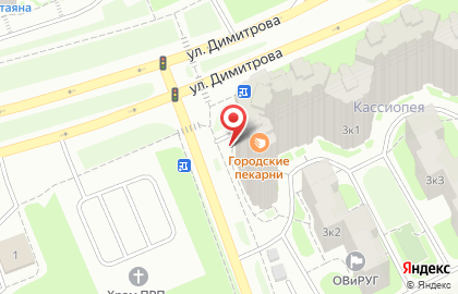 Универсам РеалЪ на улице Димитрова на карте