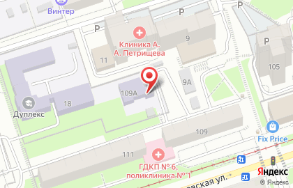 Детский сад №195 на Петропавловской улице на карте