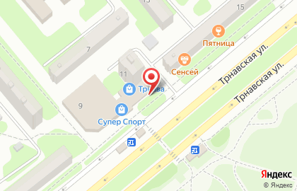 Магазин тканей и швейной фурнитуры на Трнавской улице на карте