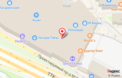Магазин косметики Missha на Ленинском проспекте на карте