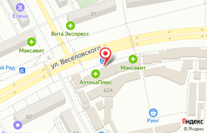 Магазин Рубль Бум и 1b.ru на улице Веселовского на карте