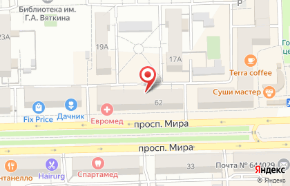 Магазин обуви K-C в Советском районе на карте