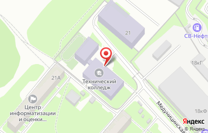 Вологодский технический колледж в Вологде на карте