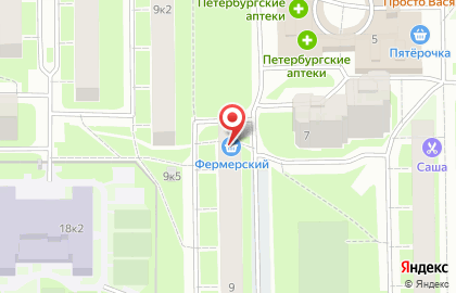 Продуктовый магазин на ул. Партизана Германа, 17 на карте