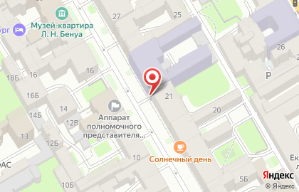 Группа компаний Паладин в Василеостровском районе на карте