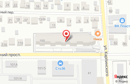 Визовый центр Pony Express в Коминтерновском районе на карте