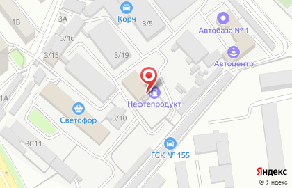 АЗС, ООО Нефтепродукт-Сервис на карте