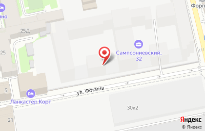 Торгово-офисный центр Сампсониевский на карте