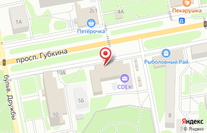 Парикмахерская Чародейка на проспекте Губкина на карте