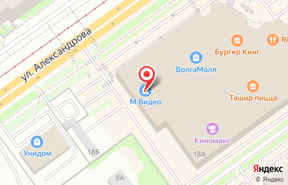 Магазин одежды NewYorker на улице Александрова на карте