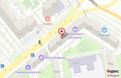 Суши-маркет Тацу на Олимпийском проспекте на карте