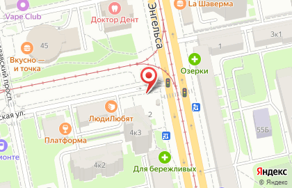 Салон связи Связной на Енотаевской улице на карте