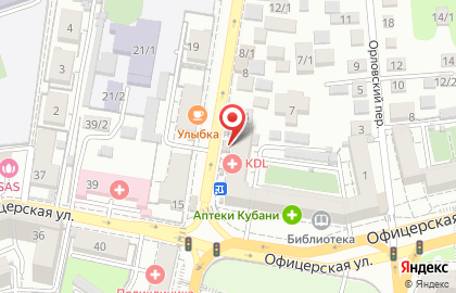 Медицинский магазин Доброта.ru на Офицерской улице на карте