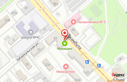Аптека миницен в Хабаровске на карте