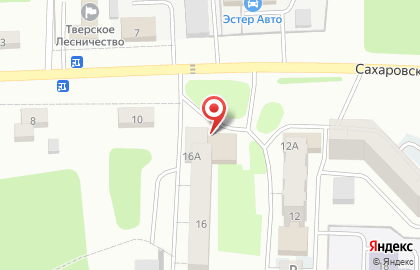 Супермаркет Семья в Твери на карте