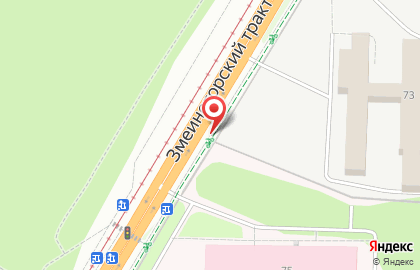 Рекламный щит, РГ Торговая Марка на Змеиногорском тракте на карте