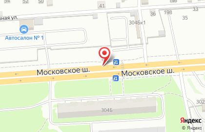 АСТ+ на Московском шоссе на карте