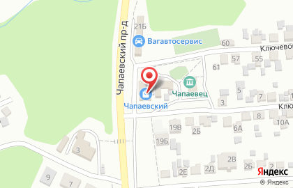 Торговый комплекс Чапаевский в Ставрополе на карте