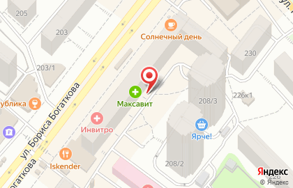 Мао на улице Бориса Богаткова на карте