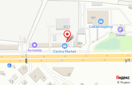 Автоцентр Шиномаркет на улице Олега Кошевого на карте