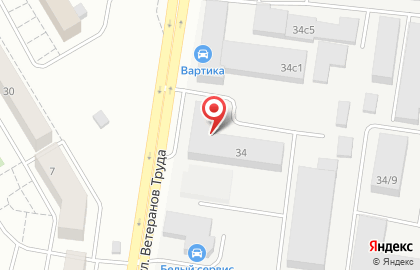 Многопрофильная фирма Меридиан на улице Ветеранов Труда на карте