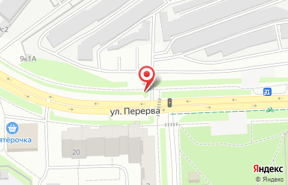 Шиномонтажная мастерская на улице Перерва на карте