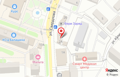 Любимый на улице Свердлова на карте