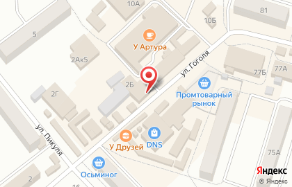 Магазин Абак на улице Гоголя на карте