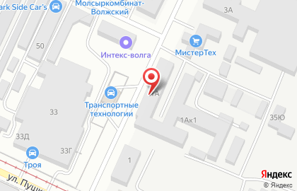 Транспортная компания Партнер в Волгограде на карте