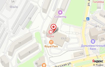 Производственная компания Радианс в Первореченском районе на карте