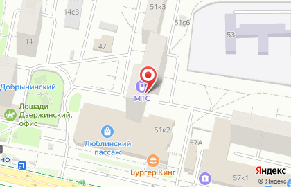 Студия маникюра Лены Лениной в ТЦ Люблинский Пассаж (бутик) на карте